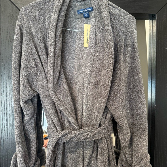 Tommy Bahama  Gray Robe - Picture 3 of 4